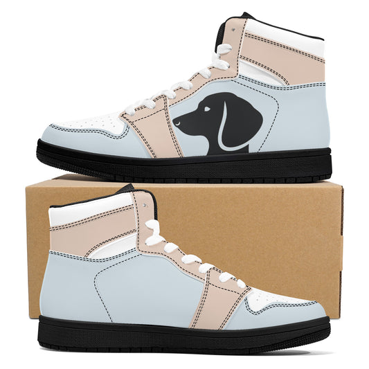 Nora -  High Top Leather Sneakers