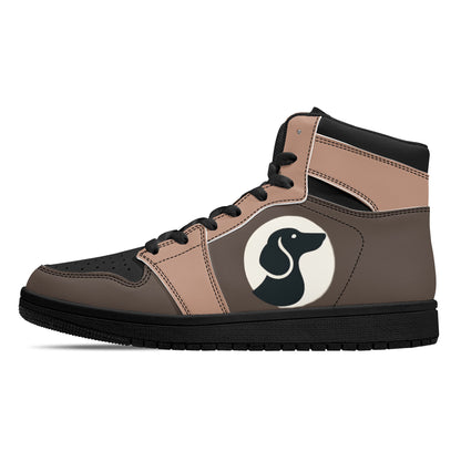 Lillian -  High Top Leather Sneakers