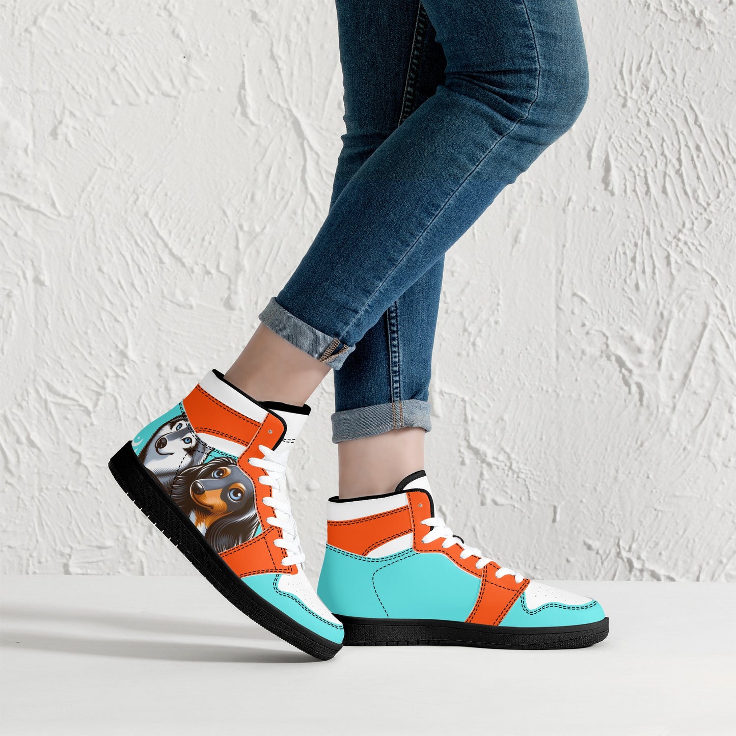 Piccolo -  High Top Leather Sneakers