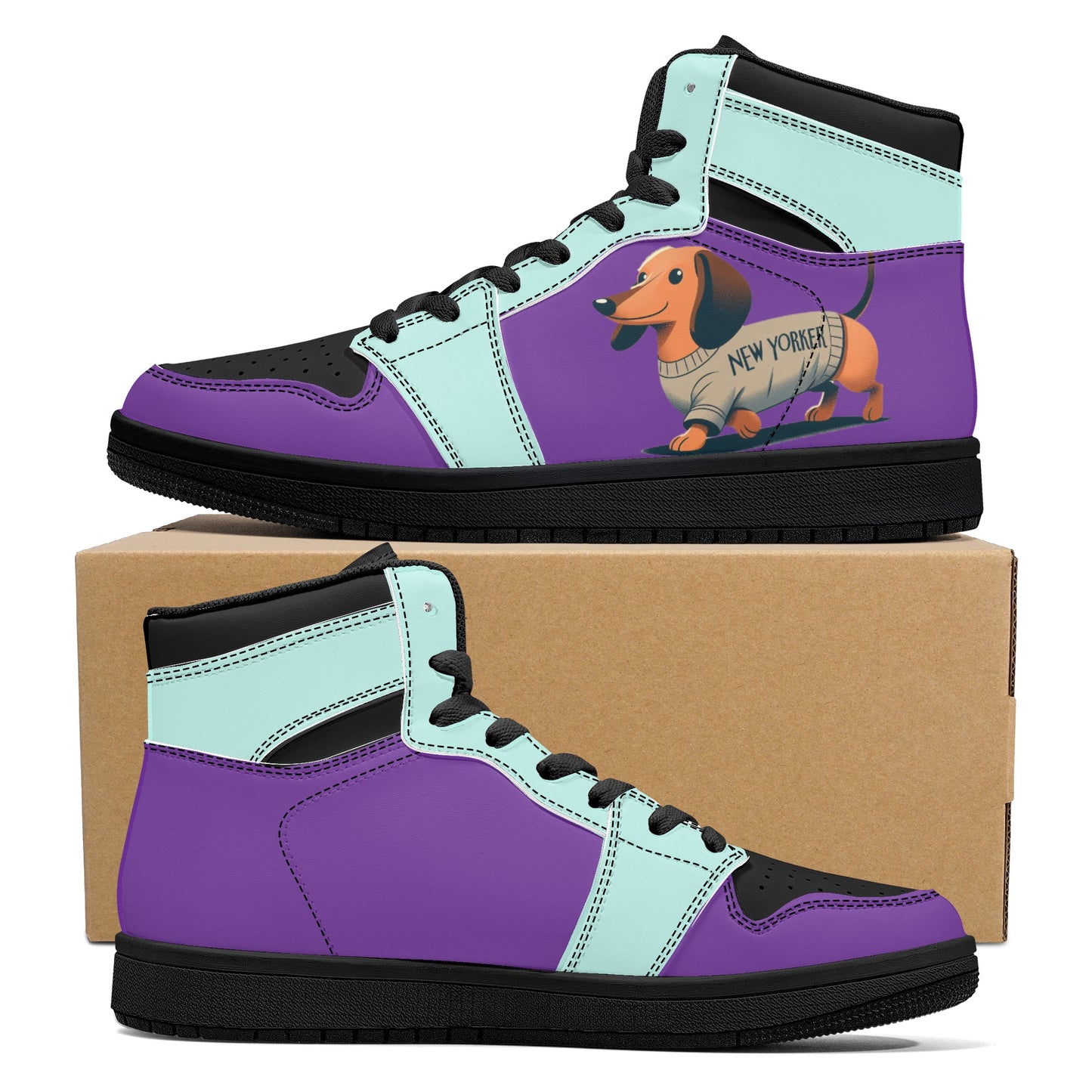 Joplin -  High Top Leather Sneakers