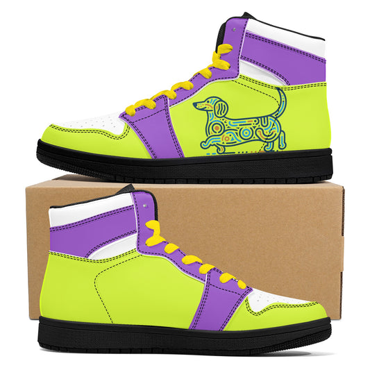 Melo -  High Top Leather Sneakers