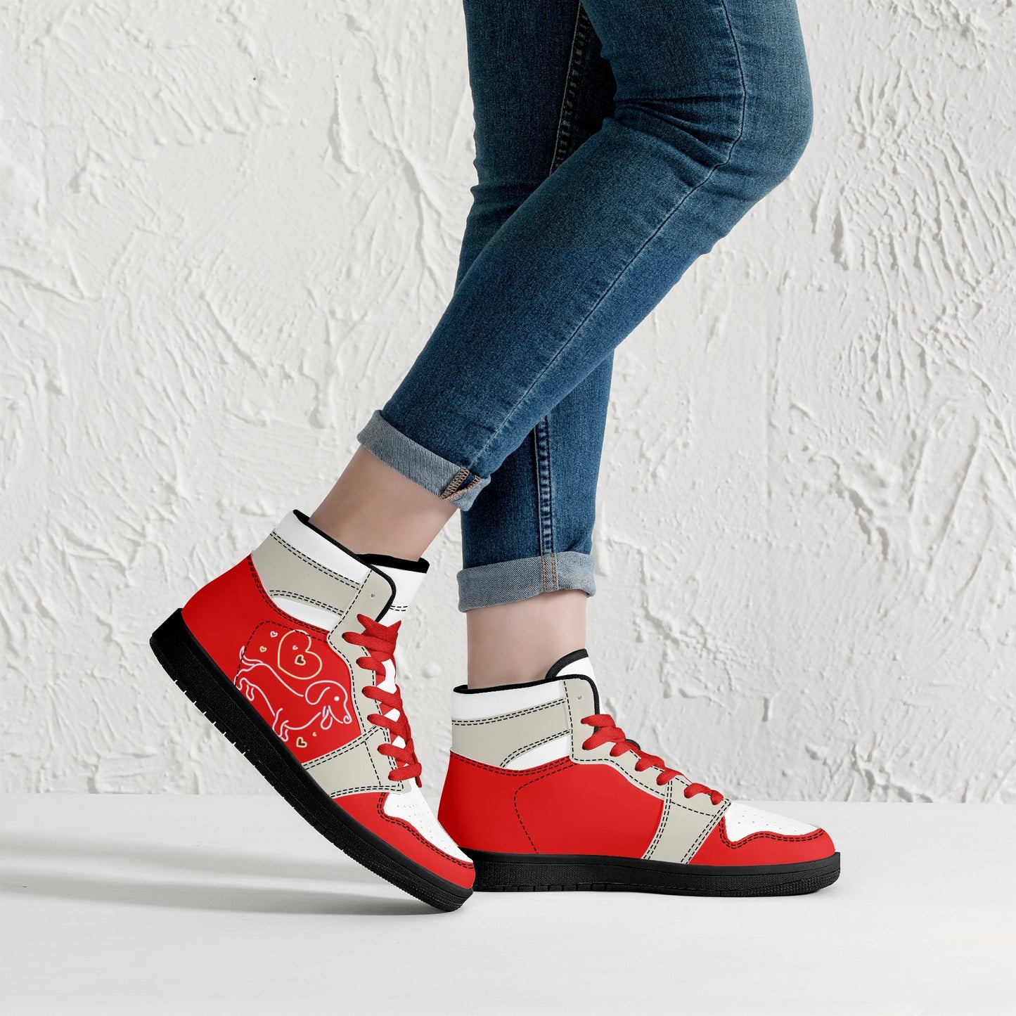 Polaris -  High Top Leather Sneakers