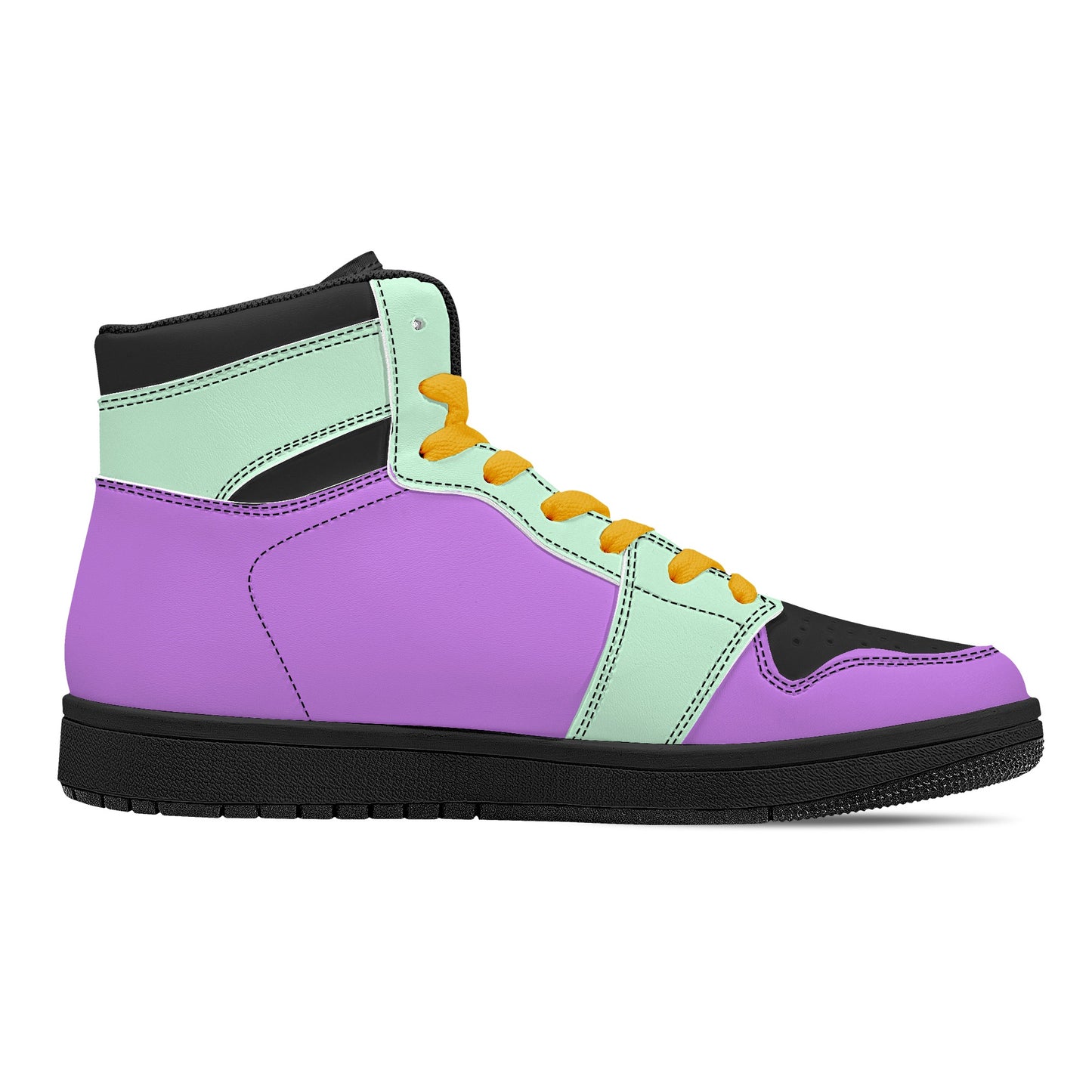 Blythe -  High Top Leather Sneakers