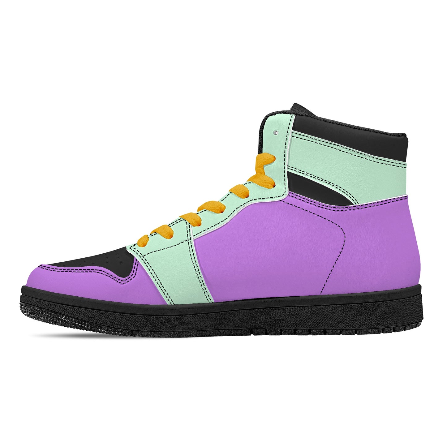 Blythe -  High Top Leather Sneakers