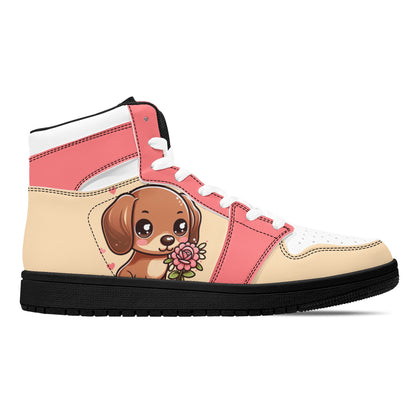 Malbec -  High Top Leather Sneakers