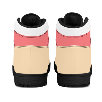 Malbec -  High Top Leather Sneakers