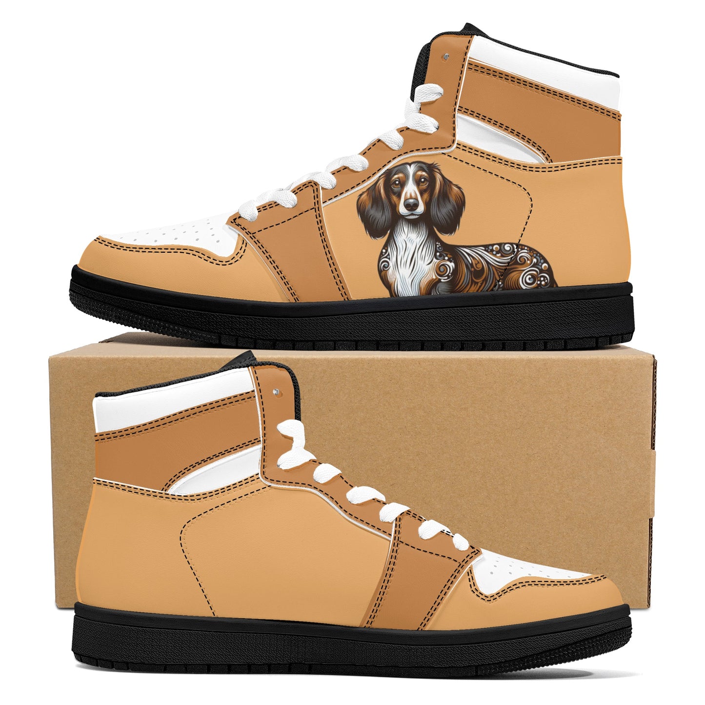 Stark -  High Top Leather Sneakers