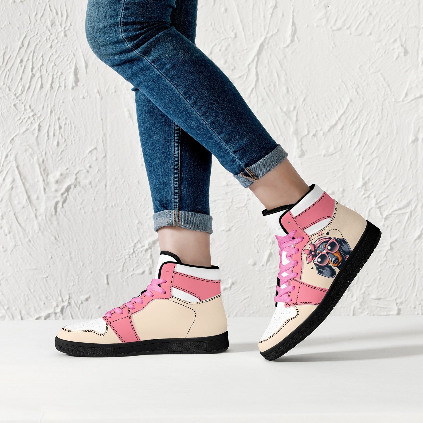 Gibson -  High Top Leather Sneakers