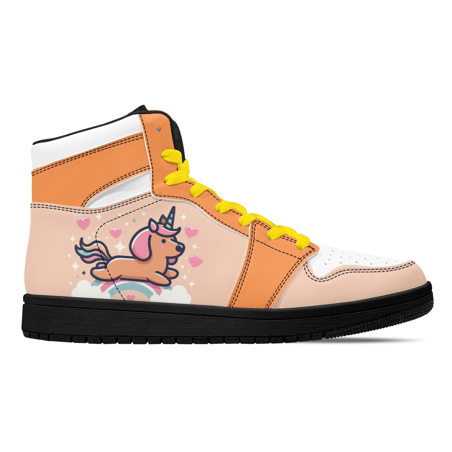 Birdie -  High Top Leather Sneakers