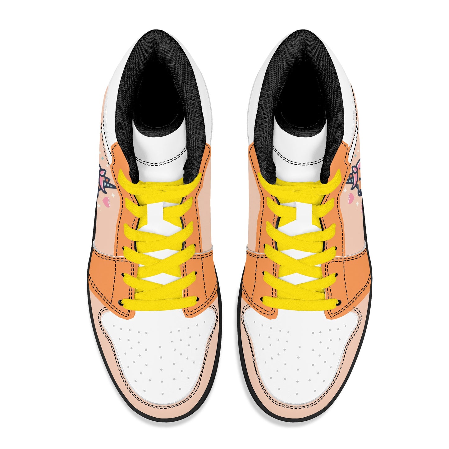 Birdie -  High Top Leather Sneakers