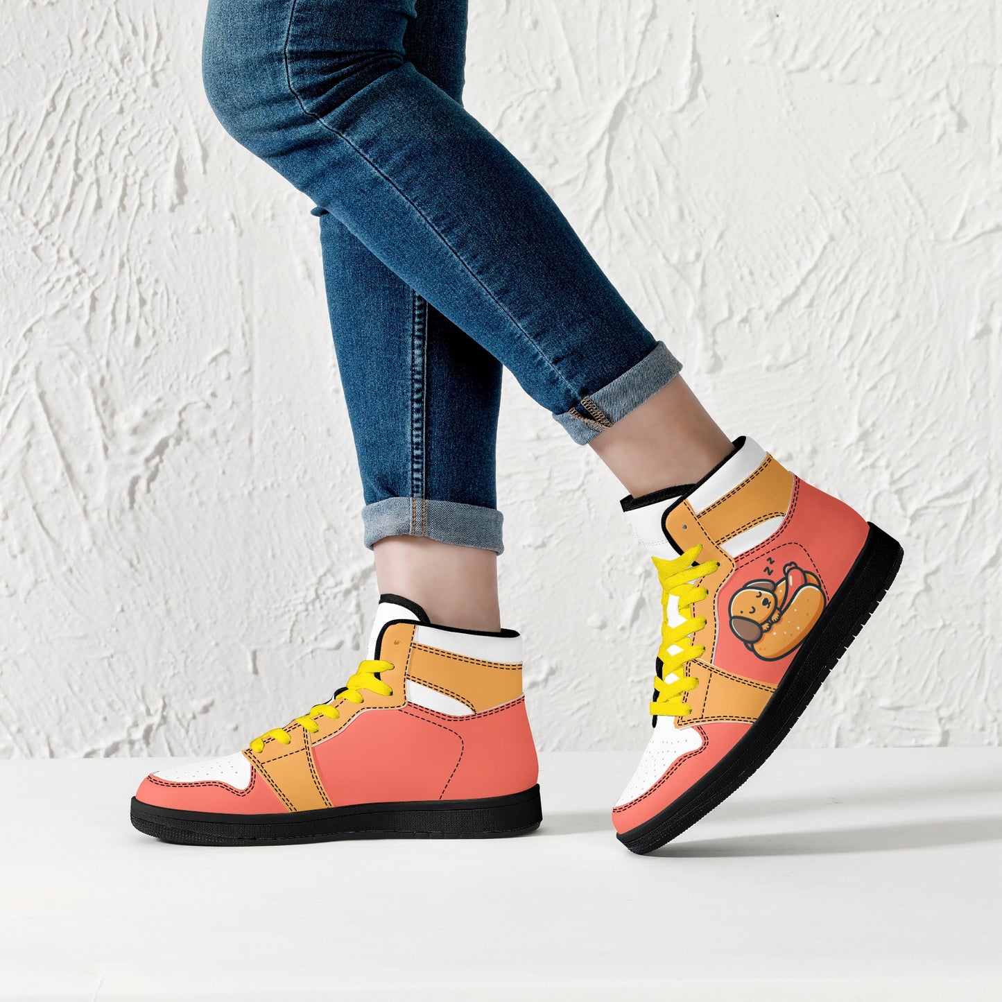 Cooper -  High Top Leather Sneakers