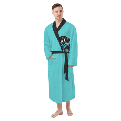Navy - Men Bathrobe