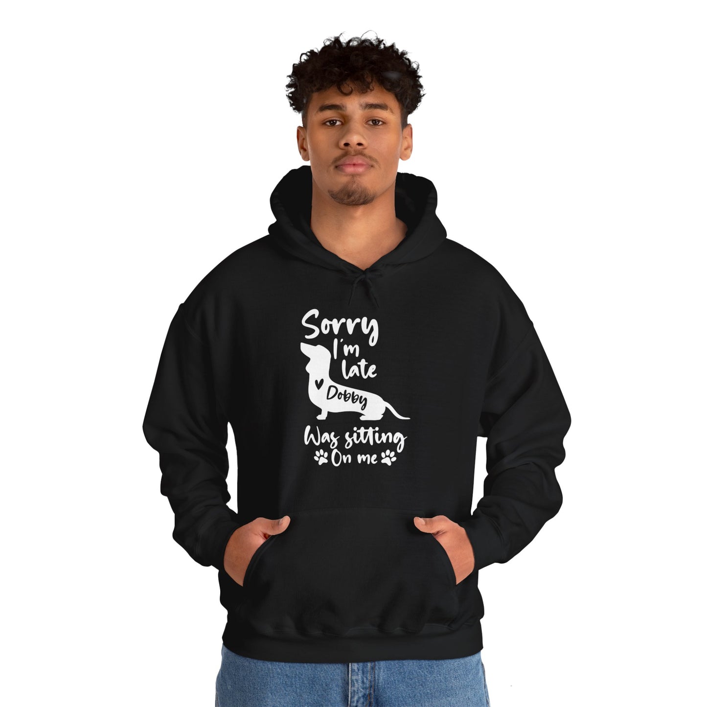 Custom Hoodie with dachshund Name  - Unisex Hoodie