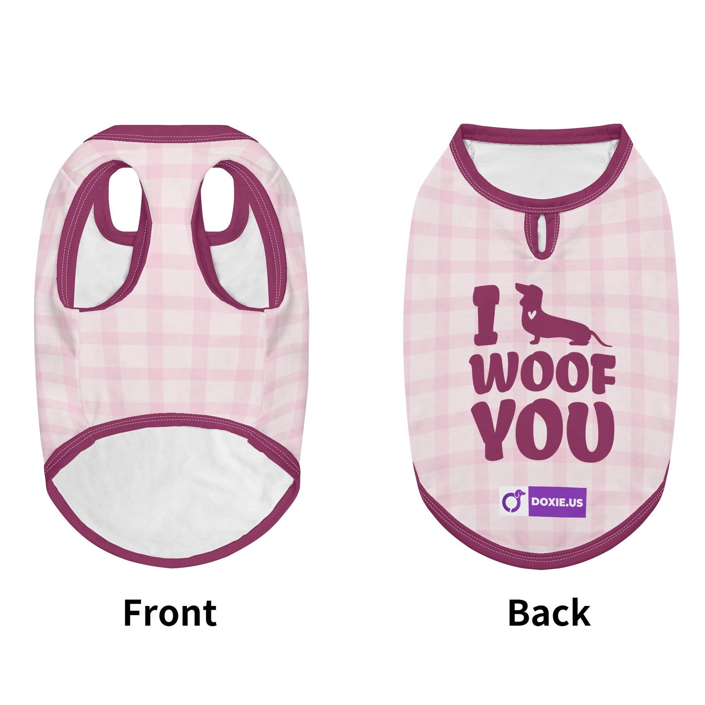 I woof you -  Shirt for Dachshunds