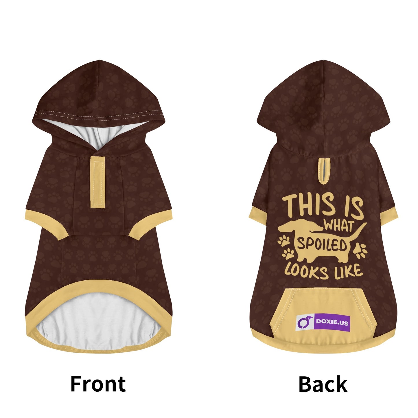 This is What Spoiled Looks Like - Hoodies for Dachshunds