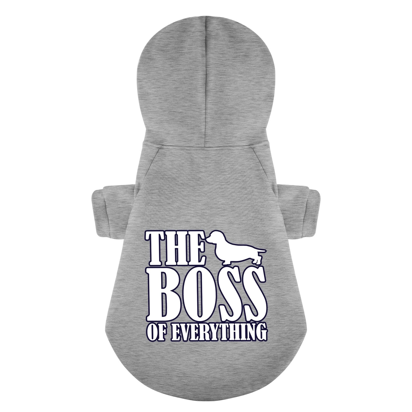 The BOSS - Personalized Dachshund Hoodies with Funny Quotes – Stylish, Cozy, and Premium 100% Cotton