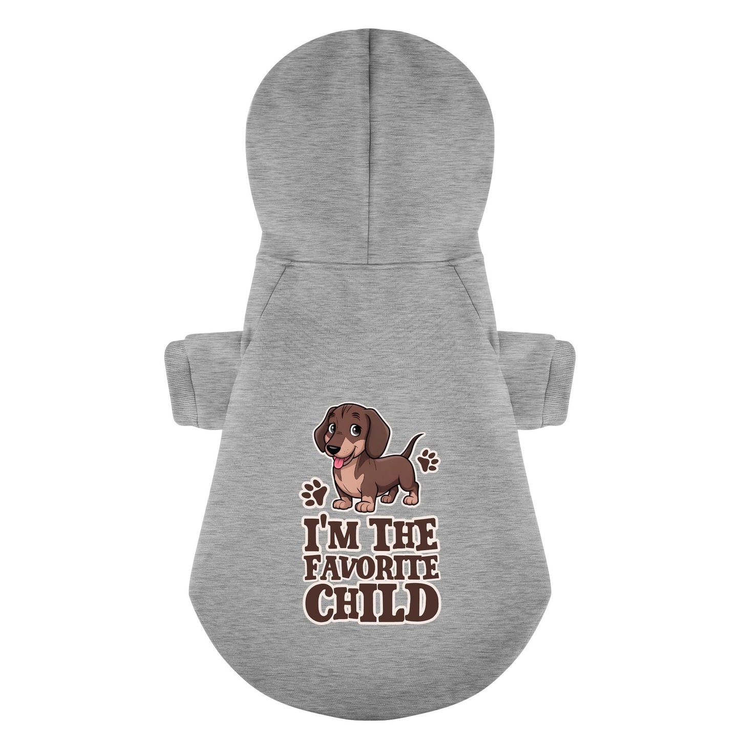 Im The Favorite Child - Personalized Dachshund Hoodies with Funny Quotes – Stylish, Cozy, and Premium 100% Cotton