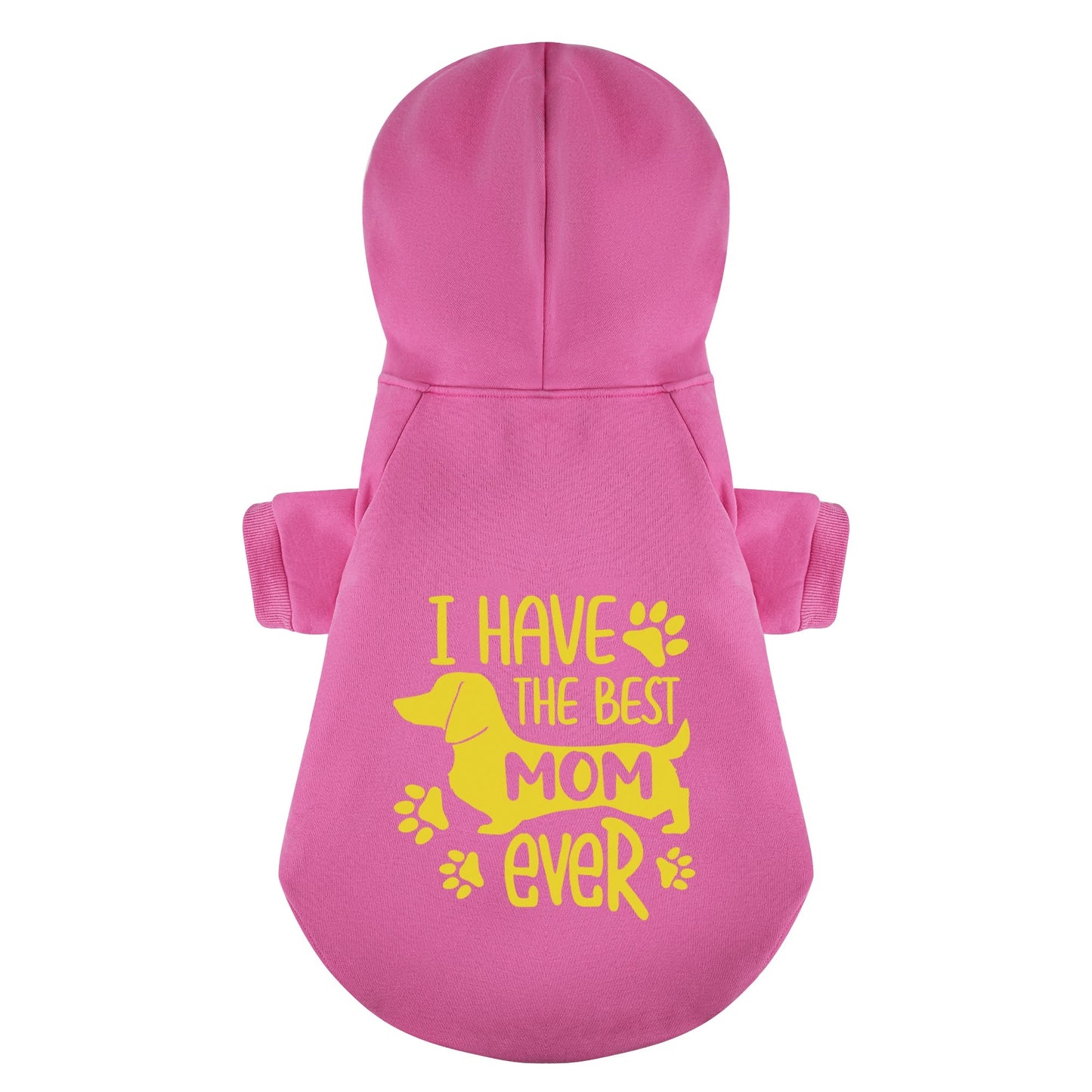 I Have The Best Mom Ever - Personalized Dachshund Hoodies with Funny Quotes – Stylish, Cozy, and Premium 100% Cotton