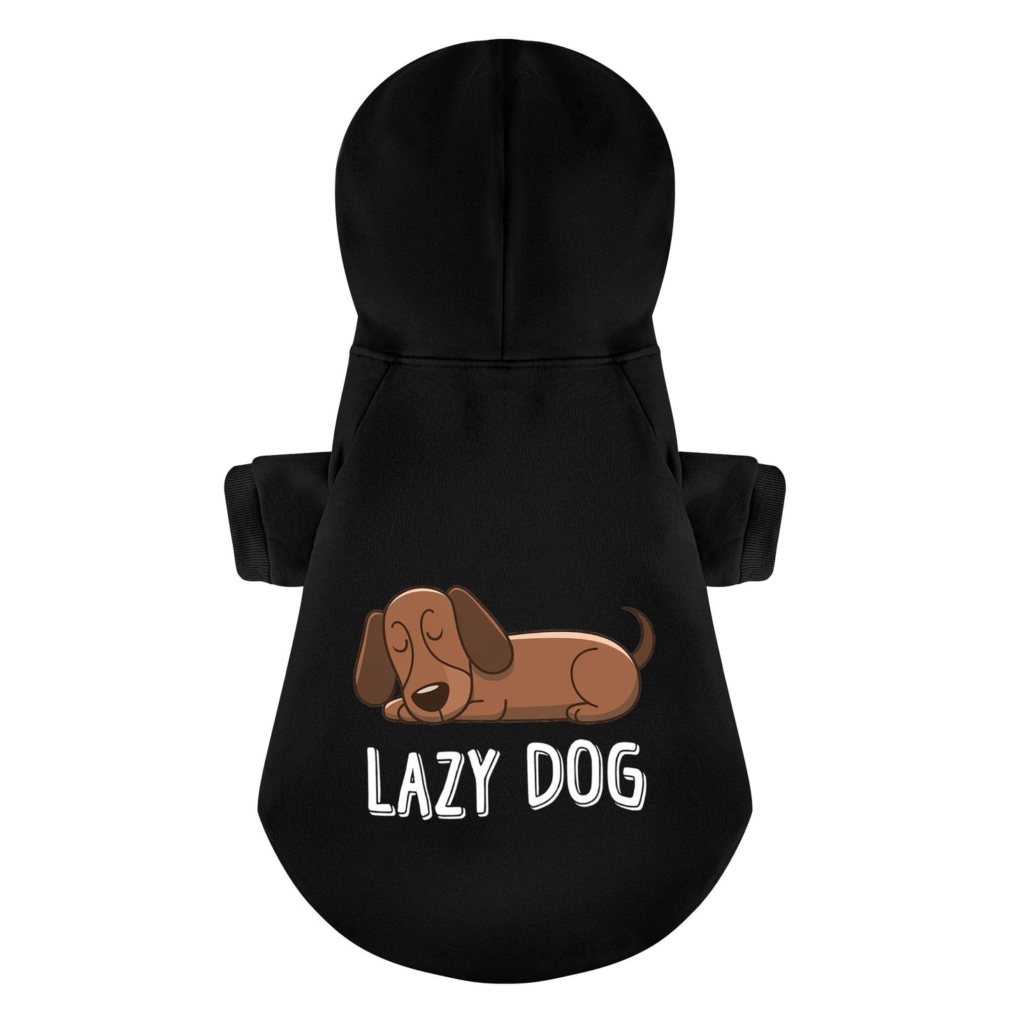 Lazy Dog - Personalized Dachshund Hoodies with Funny Quotes – Stylish, Cozy, and Premium 100% Cotton