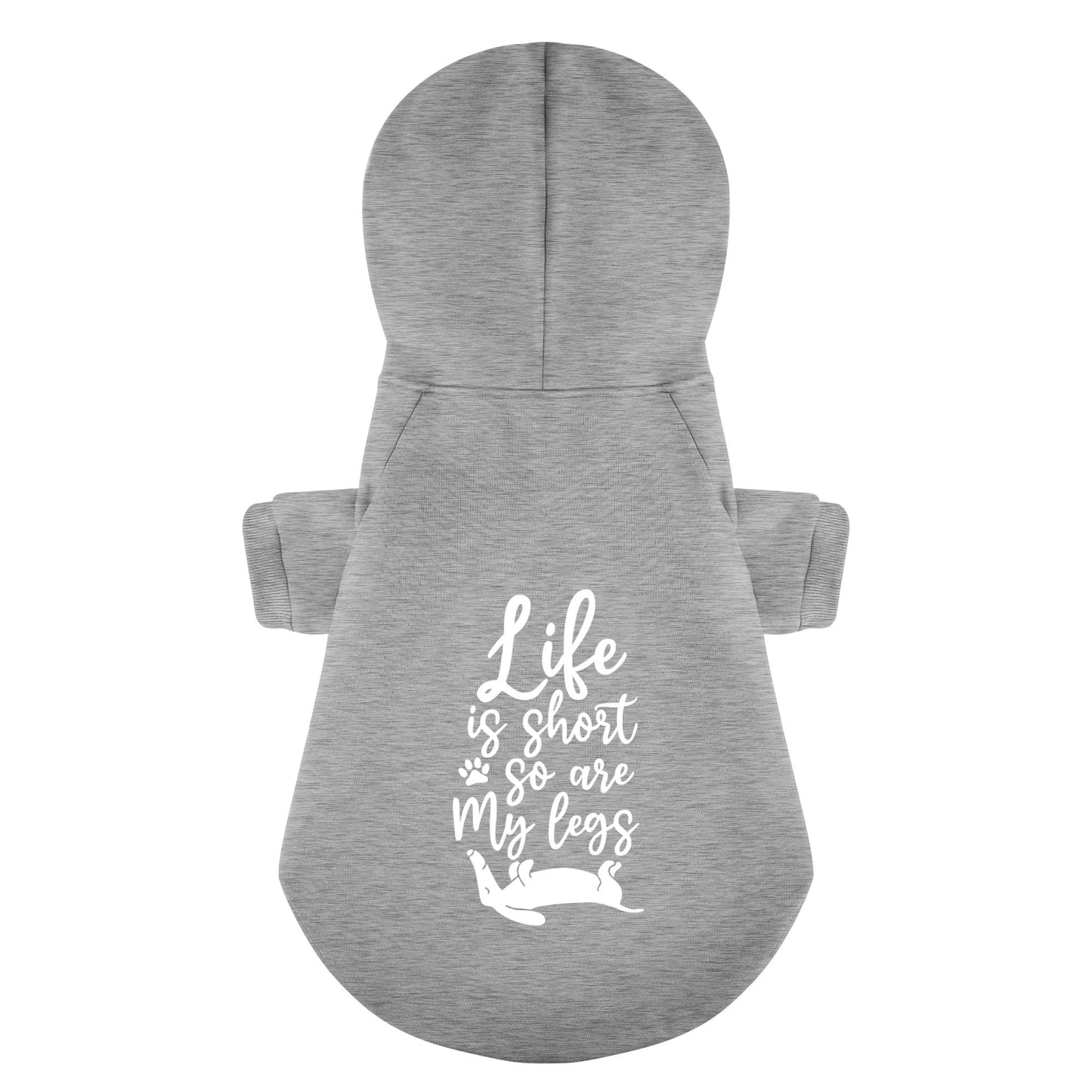 Life Is Short, So Are My Legs - Personalized Dachshund Hoodies with Funny Quotes – Stylish, Cozy, and Premium 100% Cotton