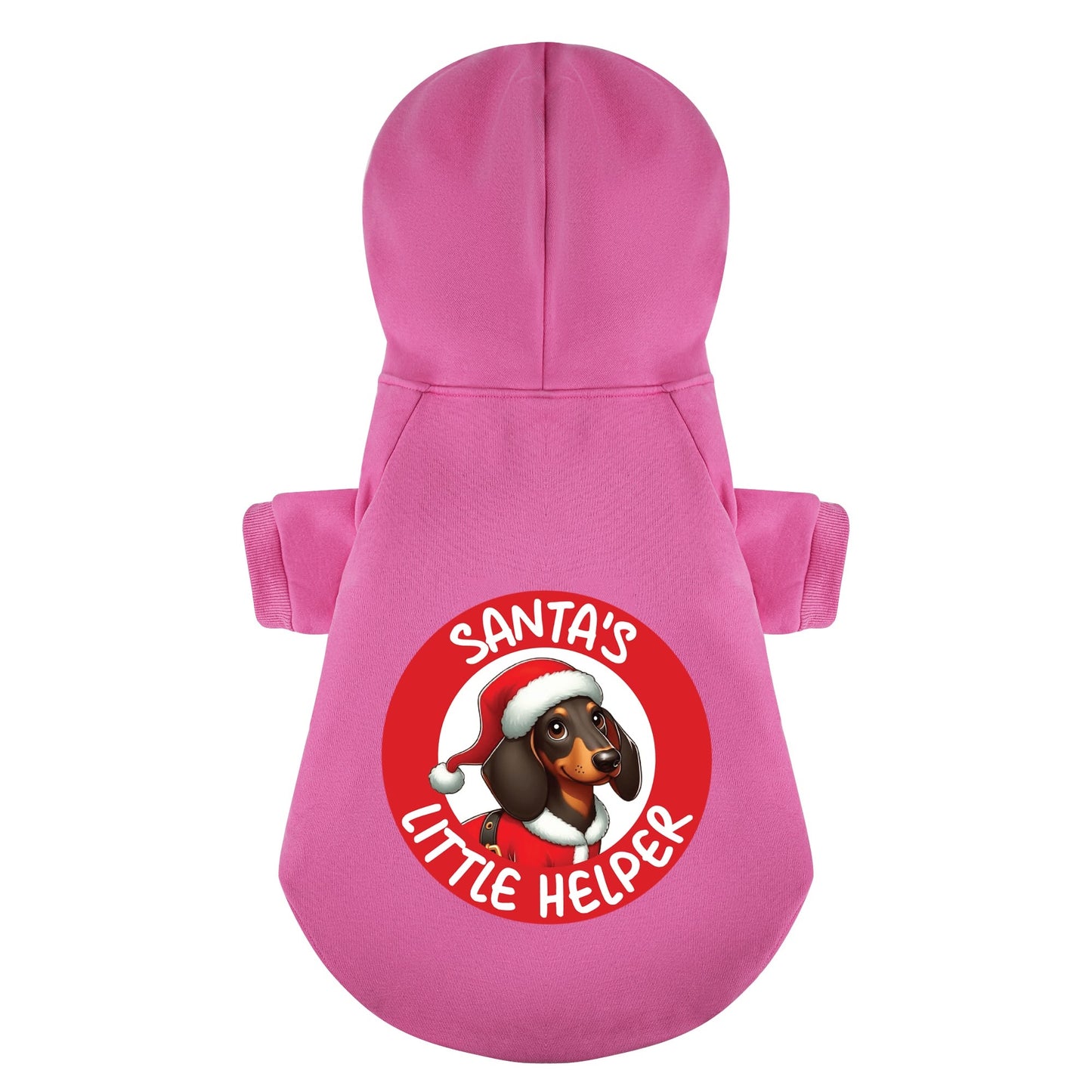 Santa - Personalized Dachshund Hoodies with Funny Quotes – Stylish, Cozy, and Premium 100% Cotton