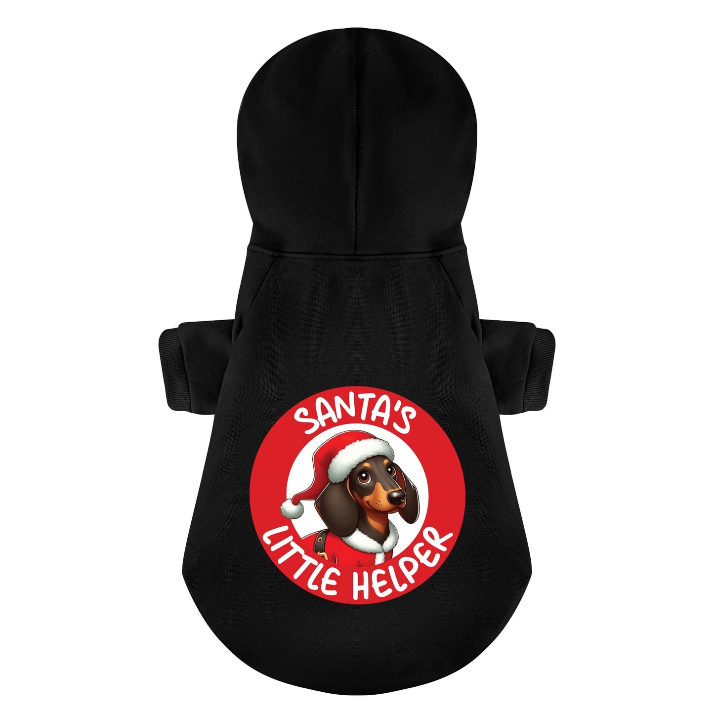 Santa - Personalized Dachshund Hoodies with Funny Quotes – Stylish, Cozy, and Premium 100% Cotton