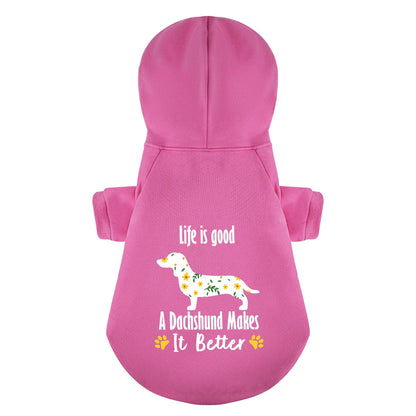 Stella - Personalized Dachshund Hoodies with Funny Quotes – Stylish, Cozy, and Premium 100% Cotton