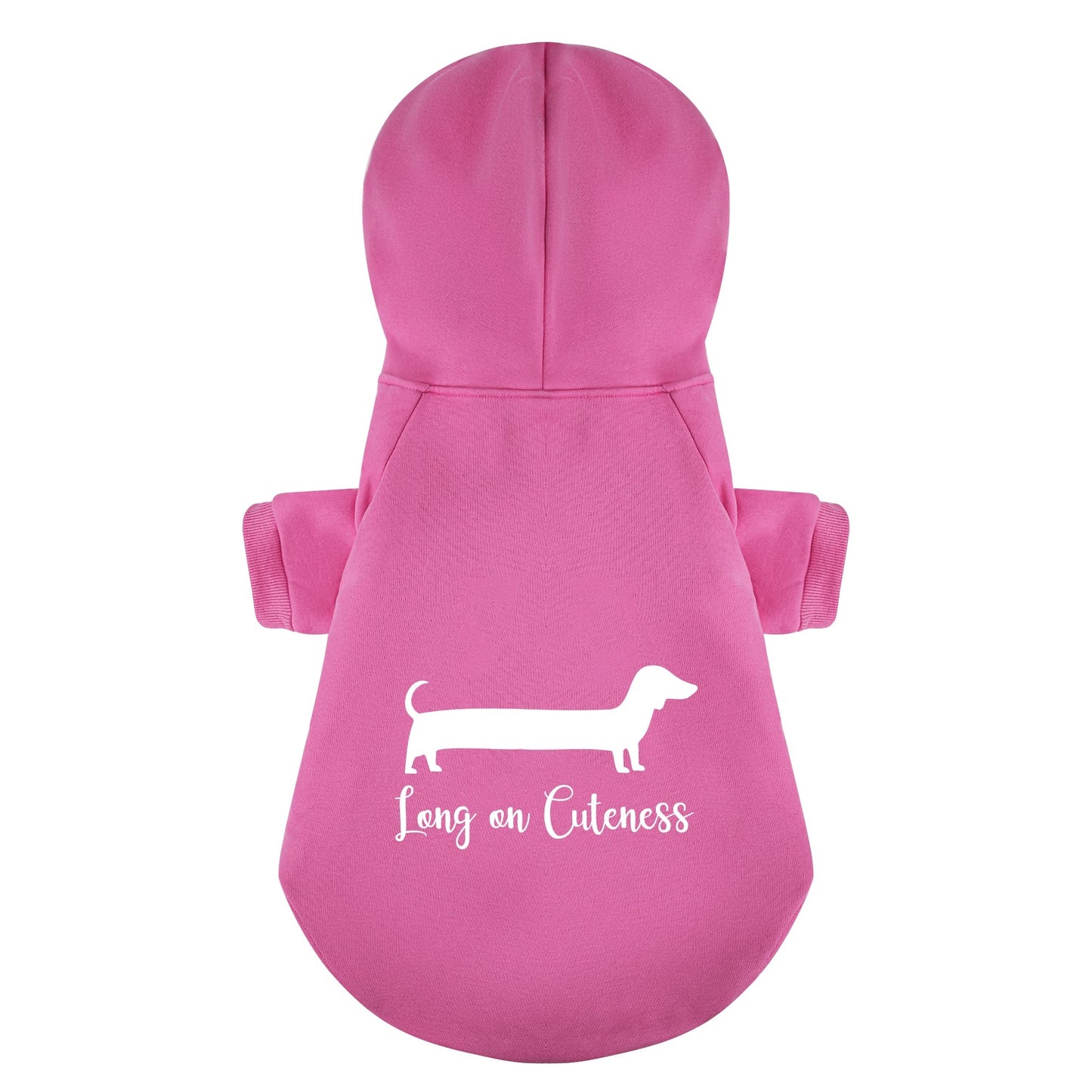 long and cute - Personalized Dachshund Hoodies with Funny Quotes – Stylish, Cozy, and Premium 100% Cotton