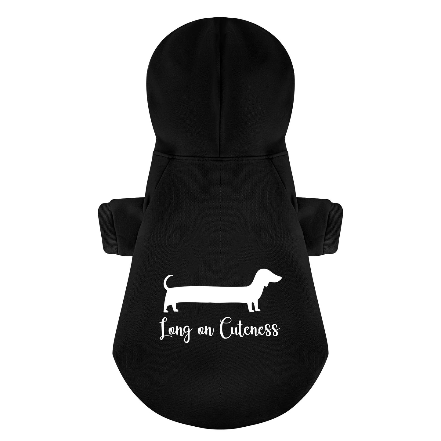 long and cute - Personalized Dachshund Hoodies with Funny Quotes – Stylish, Cozy, and Premium 100% Cotton