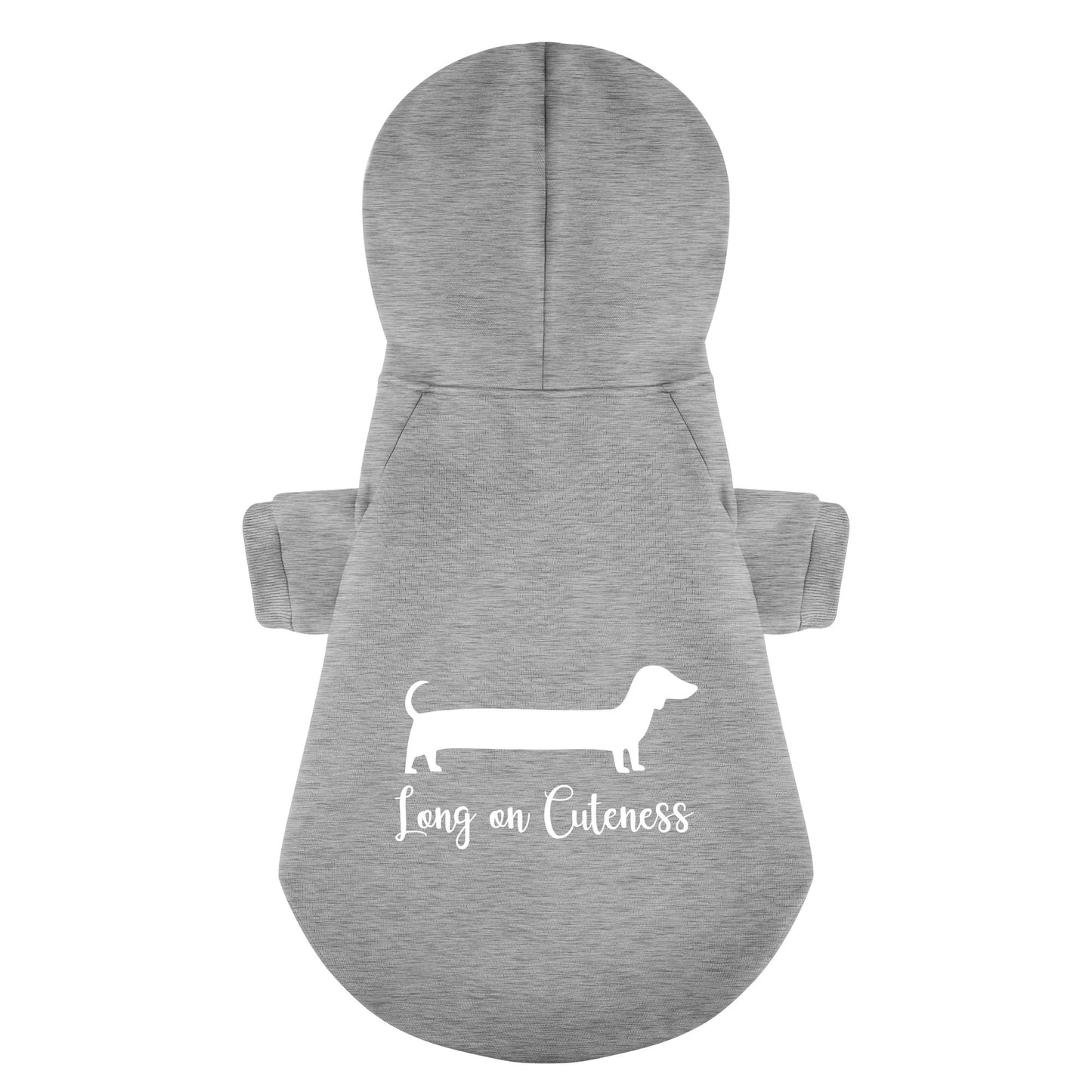 long and cute - Personalized Dachshund Hoodies with Funny Quotes – Stylish, Cozy, and Premium 100% Cotton