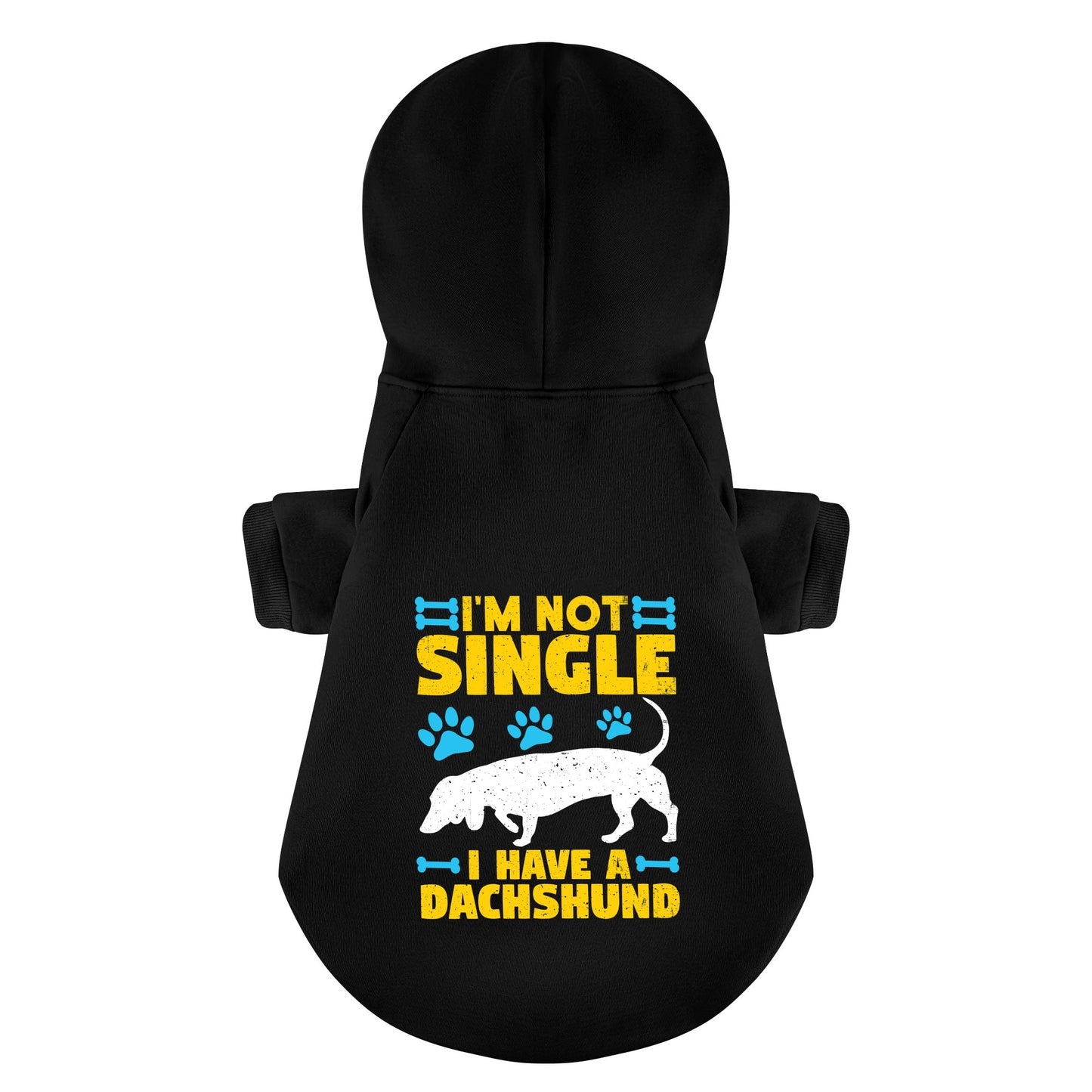 IM NOT A SINGLE - Personalized Dachshund Hoodies with Funny Quotes – Stylish, Cozy, and Premium 100% Cotton