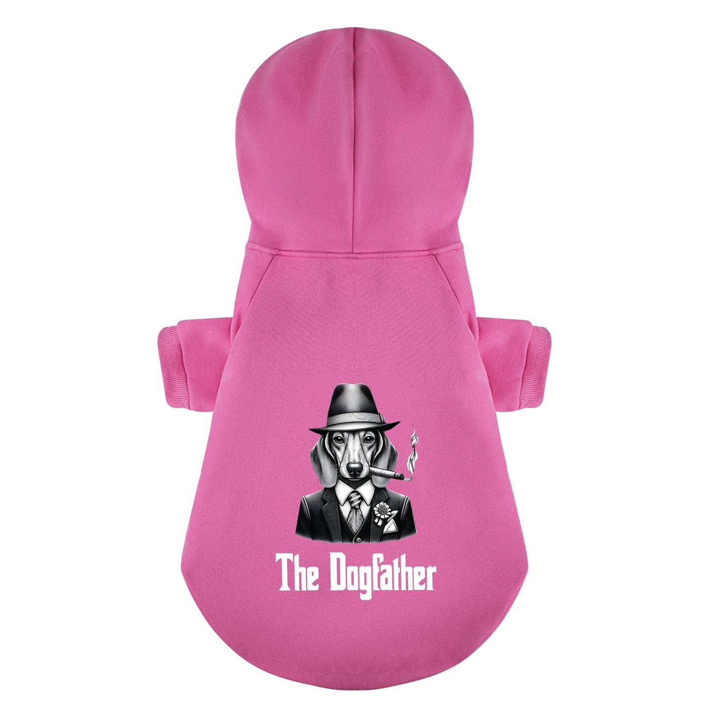 The Dogfather - Personalized Dachshund Hoodies with Funny Quotes – Stylish, Cozy, and Premium 100% Cotton