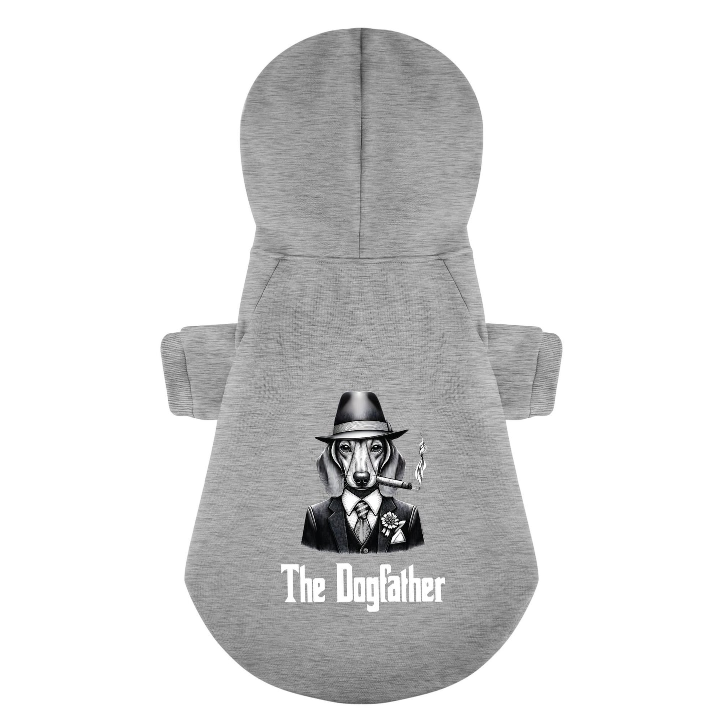 The Dogfather - Personalized Dachshund Hoodies with Funny Quotes – Stylish, Cozy, and Premium 100% Cotton