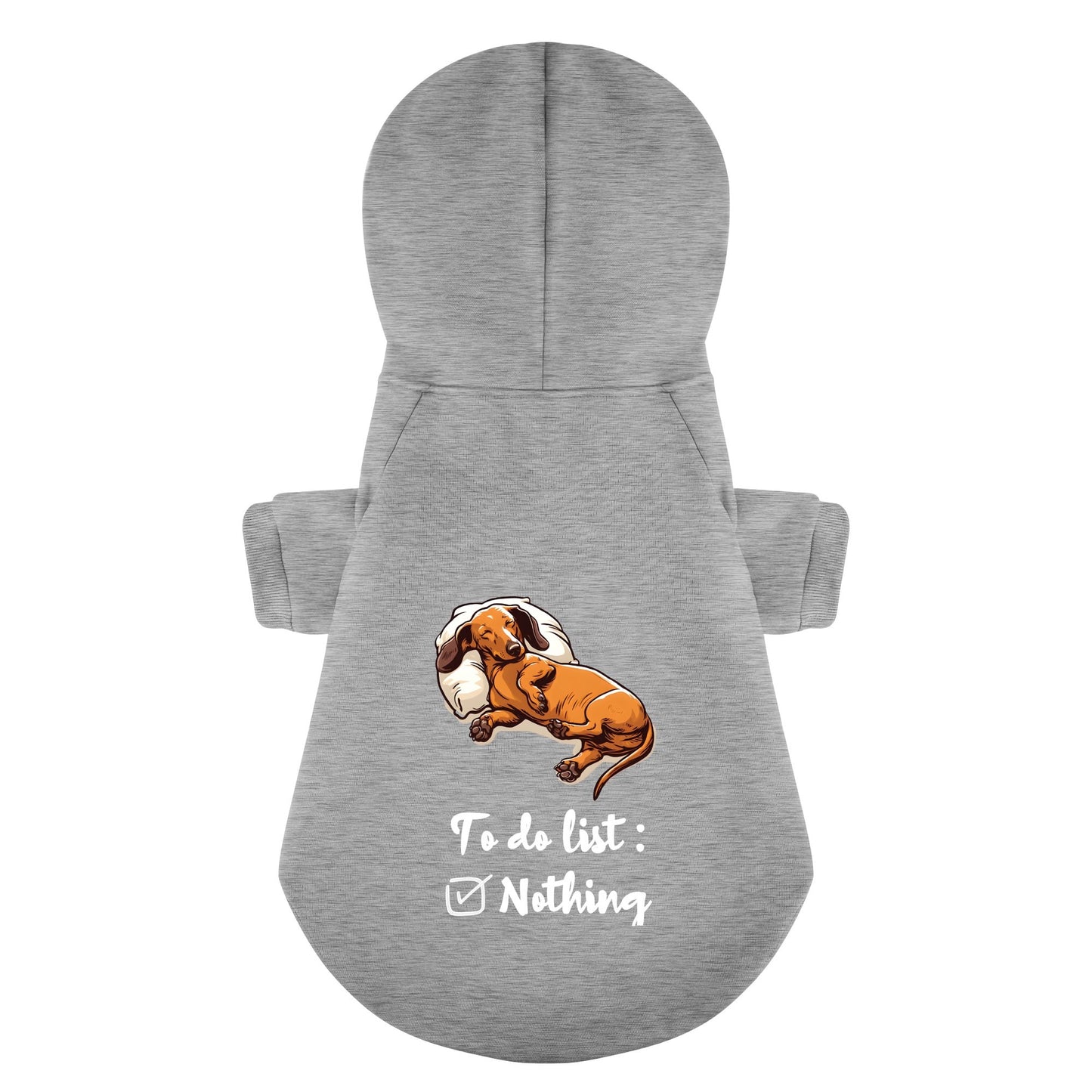 To Do List - Personalized Dachshund Hoodies with Funny Quotes – Stylish, Cozy, and Premium 100% Cotton