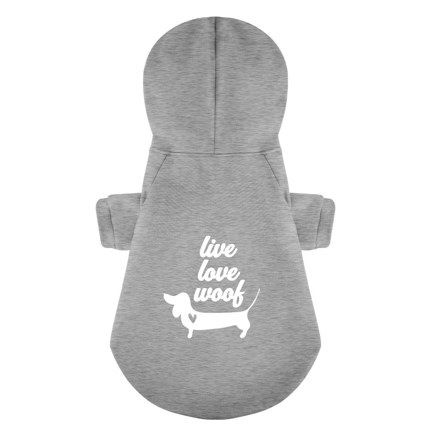 Woof - Personalized Dachshund Hoodies with Funny Quotes – Stylish, Cozy, and Premium 100% Cotton