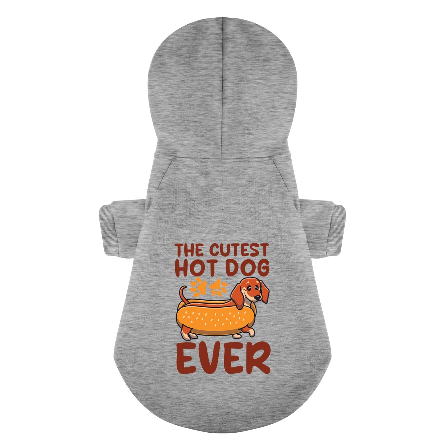 THE CUTEST HOT DOG EVER - Personalized Dachshund Hoodies with Funny Quotes – Stylish, Cozy, and Premium 100% Cotton