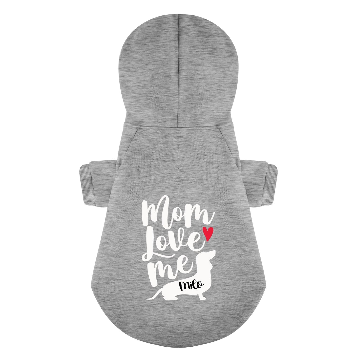 Mom Love Me - Personalized Dachshund Hoodies with your doxie name – Stylish, Cozy, and Premium 100% Cotton