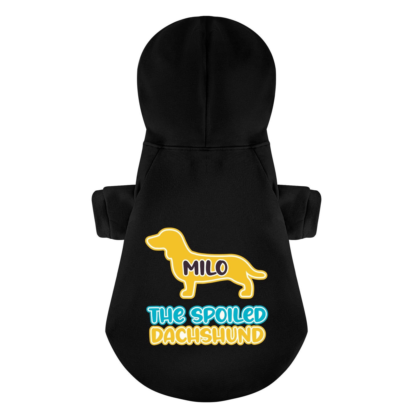 The Spoiled Dachshund - Personalized Dachshund Hoodies with your doxie name – Stylish, Cozy, and Premium 100% Cotton