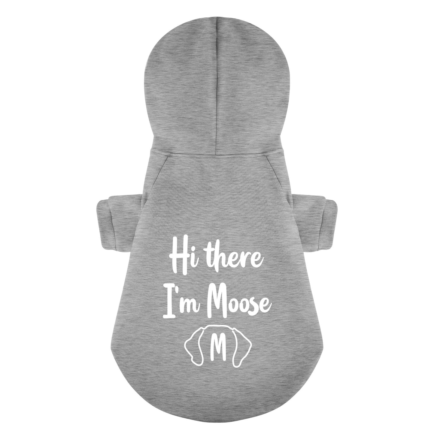 Hi there Im Moose - Personalized Dachshund Hoodies with your doxie name – Stylish, Cozy, and Premium 100% Cotton