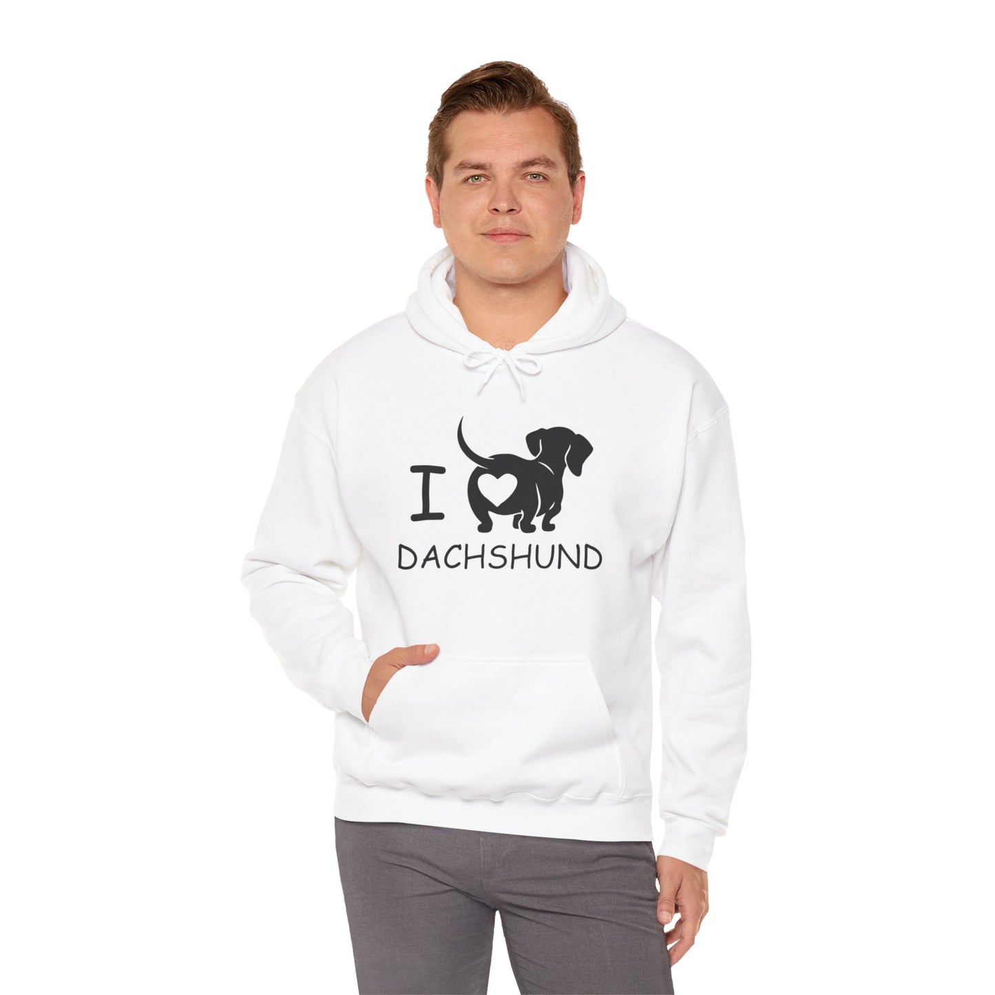 Rosi - Sudadera con capucha unisex para amantes de los perros salchicha 