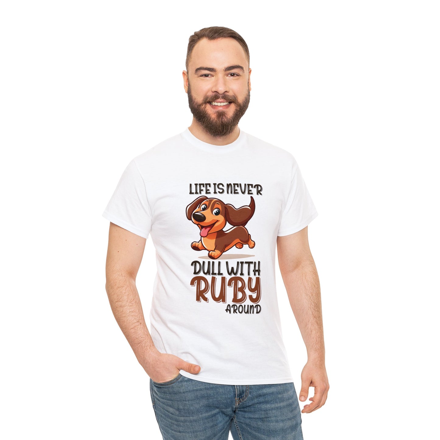 Custom T-shirt  with dachshund  Name