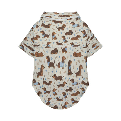 Tyson  – Matching Dachshund Pajamas | Soft Satin Pajamas