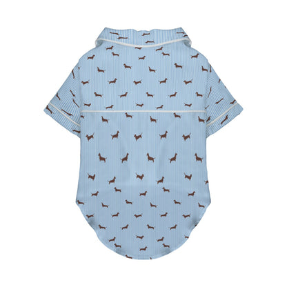 Zara  – Matching Dachshund Pajamas | Soft Satin Pajamas