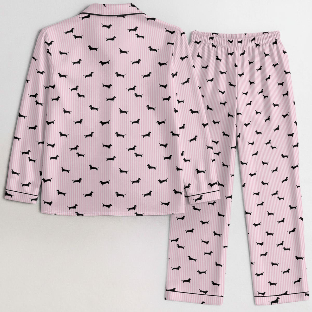 Princess  – Matching Women's Satin Pajamas | Soft Silky Two-Piece Sleepwear Set