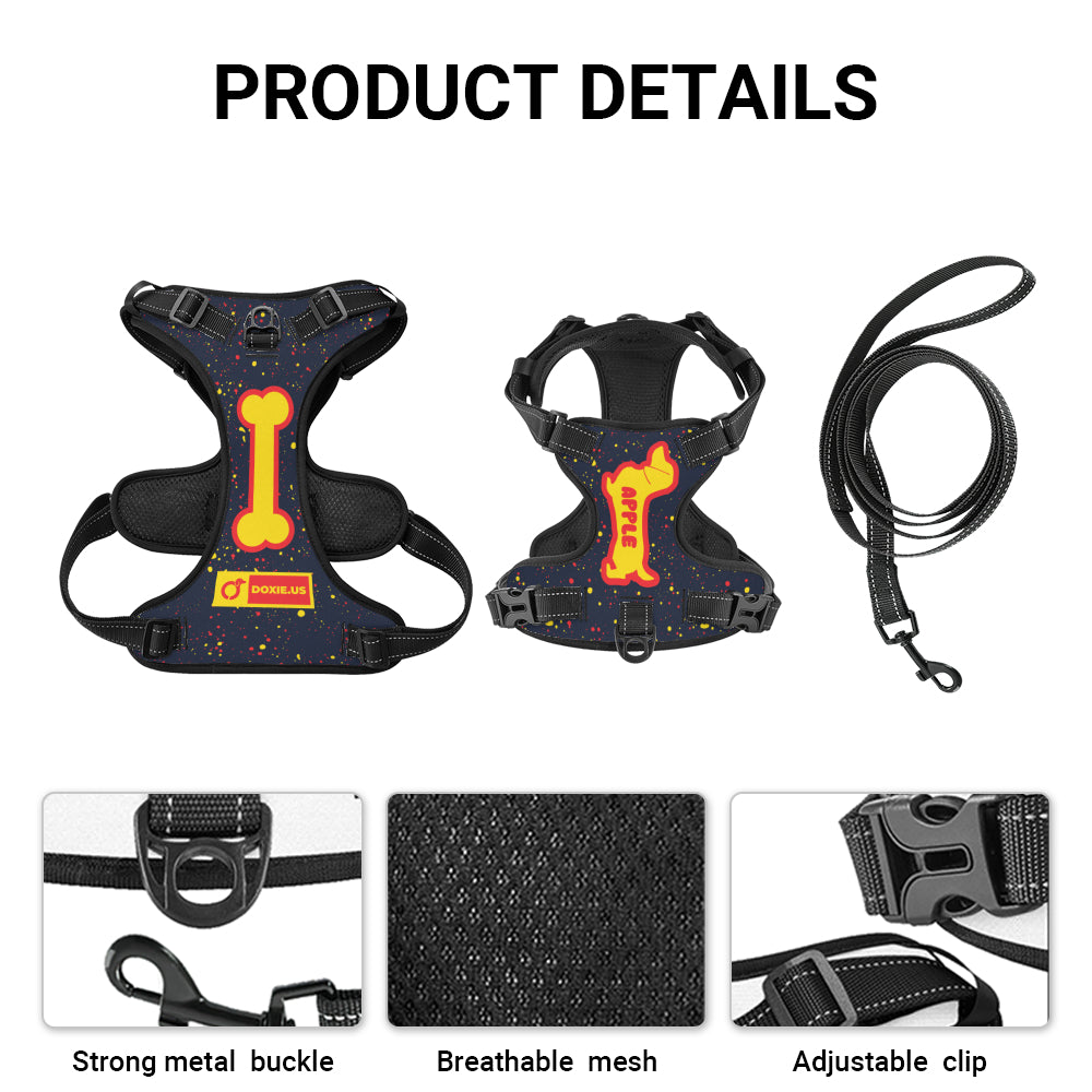 Treacle - Personalized No-Pull Dachshund Dog Harness