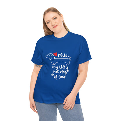 Custom T-shirt  with dachshund  Name