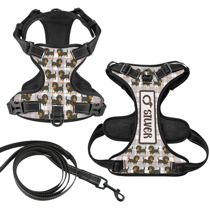 Thistle -  Personalized No-Pull Dachshund Dog Harness