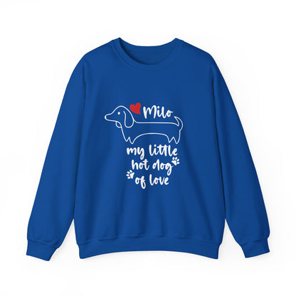 Sudadera personalizada con nombre de perro salchicha - Sudadera unisex 