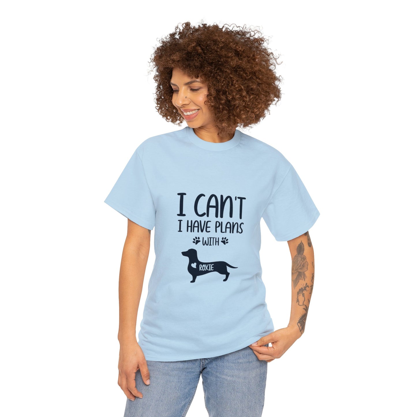 Custom T-shirt  with dachshund  Name