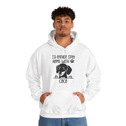 Custom Hoodie with dachshund Name  - Unisex Hoodie